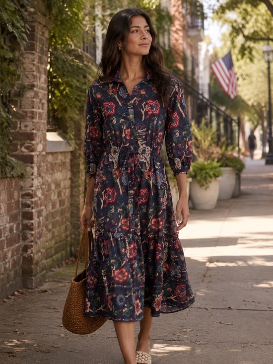 Cara Cara Dresses & Skirts - Cara Cara Hutton Midi Dress